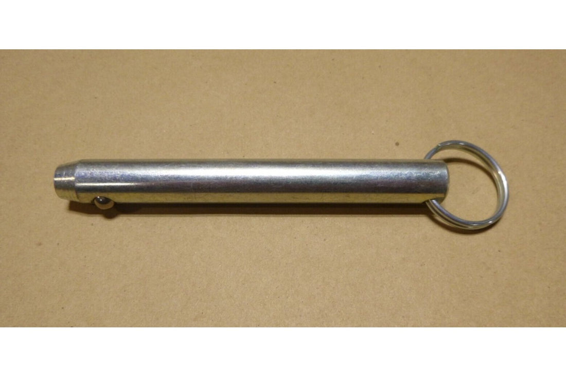 3/4" Shank Diameter x 5" Grip Length Steel Ball Lock Quick Release Pin | Industrial Replacement Nuts &amp; Bolts Distributor and Machinery Screws &amp; Fasteners Supply