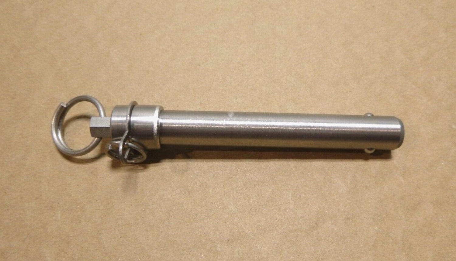 3/4" x 4.30" Grip Length Stainless Steel Ball Lock Quick Release Pin (R Hdl) | Industrial Replacement Nuts &amp; Bolts Distributor and Machinery Screws &amp; Fasteners Supply