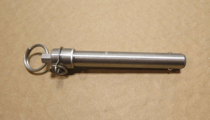 3/4" x 4.30" Grip Length Stainless Steel Ball Lock Quick Release Pin (R Hdl) | Industrial Replacement Nuts &amp; Bolts Distributor and Machinery Screws &amp; Fasteners Supply