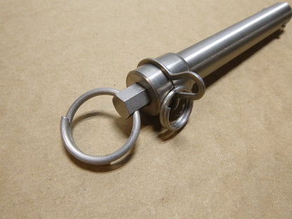 3/4" x 4.30" Grip Length Stainless Steel Ball Lock Quick Release Pin (R Hdl) | Industrial Replacement Nuts &amp; Bolts Distributor and Machinery Screws &amp; Fasteners Supply
