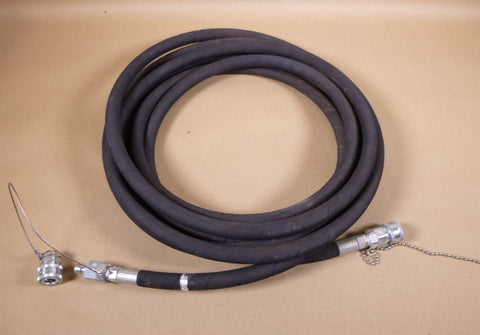 3/8" Hydraulic Hose 25 Feet W/ Quick Connect Coupling 4000 Psi - Royal Equipment USGI