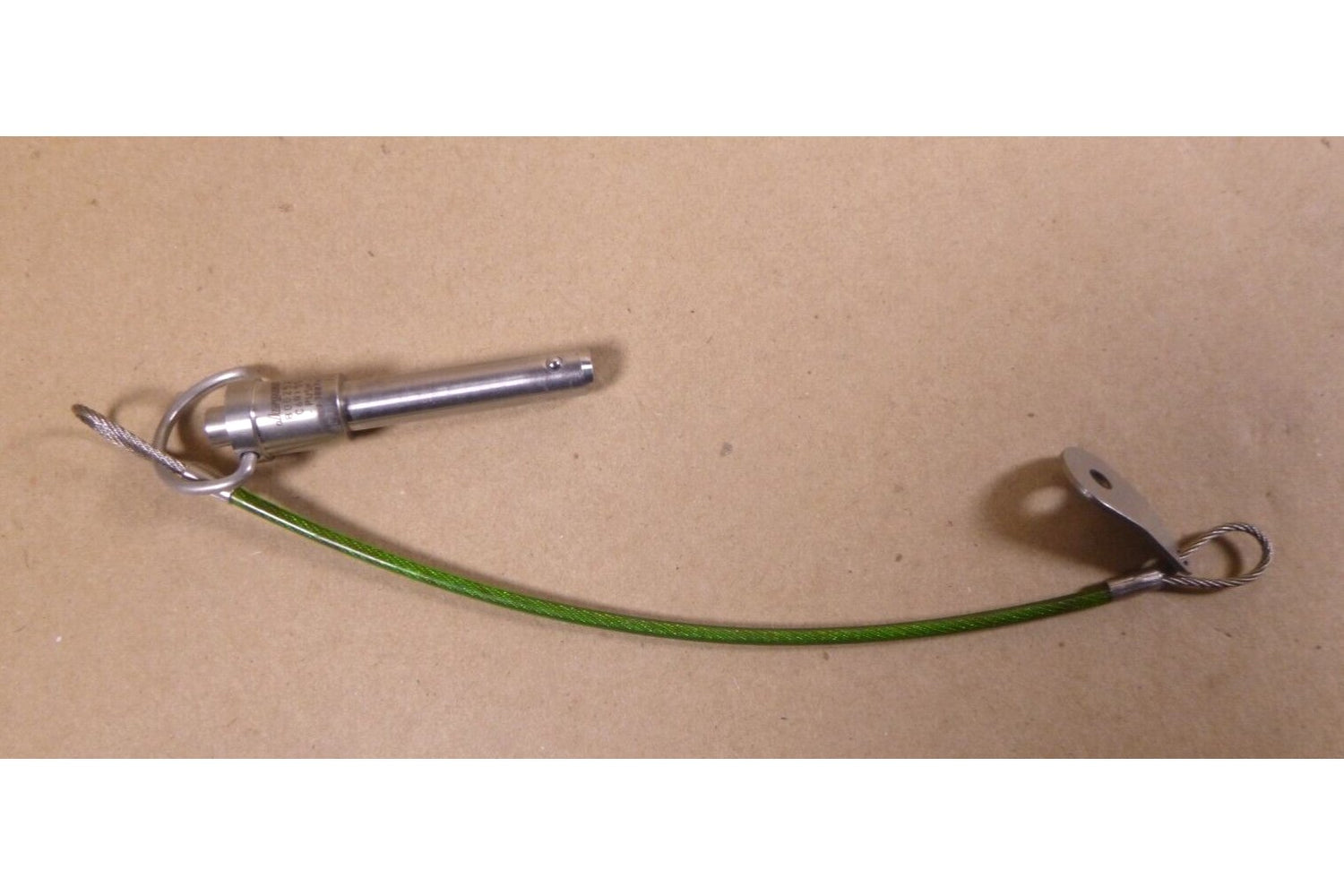 3/8" X 1-1/2" GRIP STAINLESS STEEL JERGENS 800252 BALL LOCK QUICK RELEASE PIN W/LANYARD | Industrial Replacement Nuts &amp; Bolts Distributor and Machinery Screws &amp; Fasteners Supply