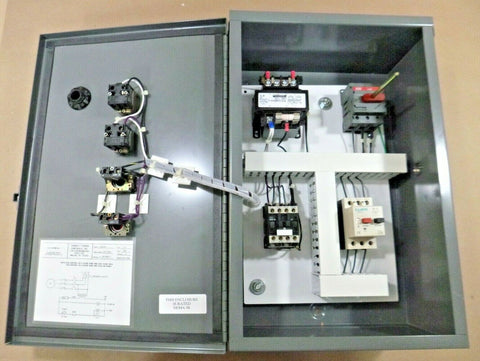 3S - 5 Texas Pump Control Panel 1/2 Hp 230V 3 Phase - Nema 3 Enclosure 18"x12"x6" - Royal Equipment TEXAS PUMP