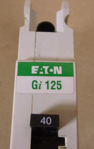 (3x) NEW GI1040 Eaton Gi125 1 Pole 40 Amp 240V Industrial Circuit Breaker - Royal Equipment Eaton