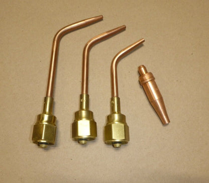 (4 Pc Lot) Victor Torch Tips 00-W, 1-W, 2-W &amp; Acetylene Cutting Tip 3-1-101 | Industrial MRO Tools and Replacement Industrial Equipment Components