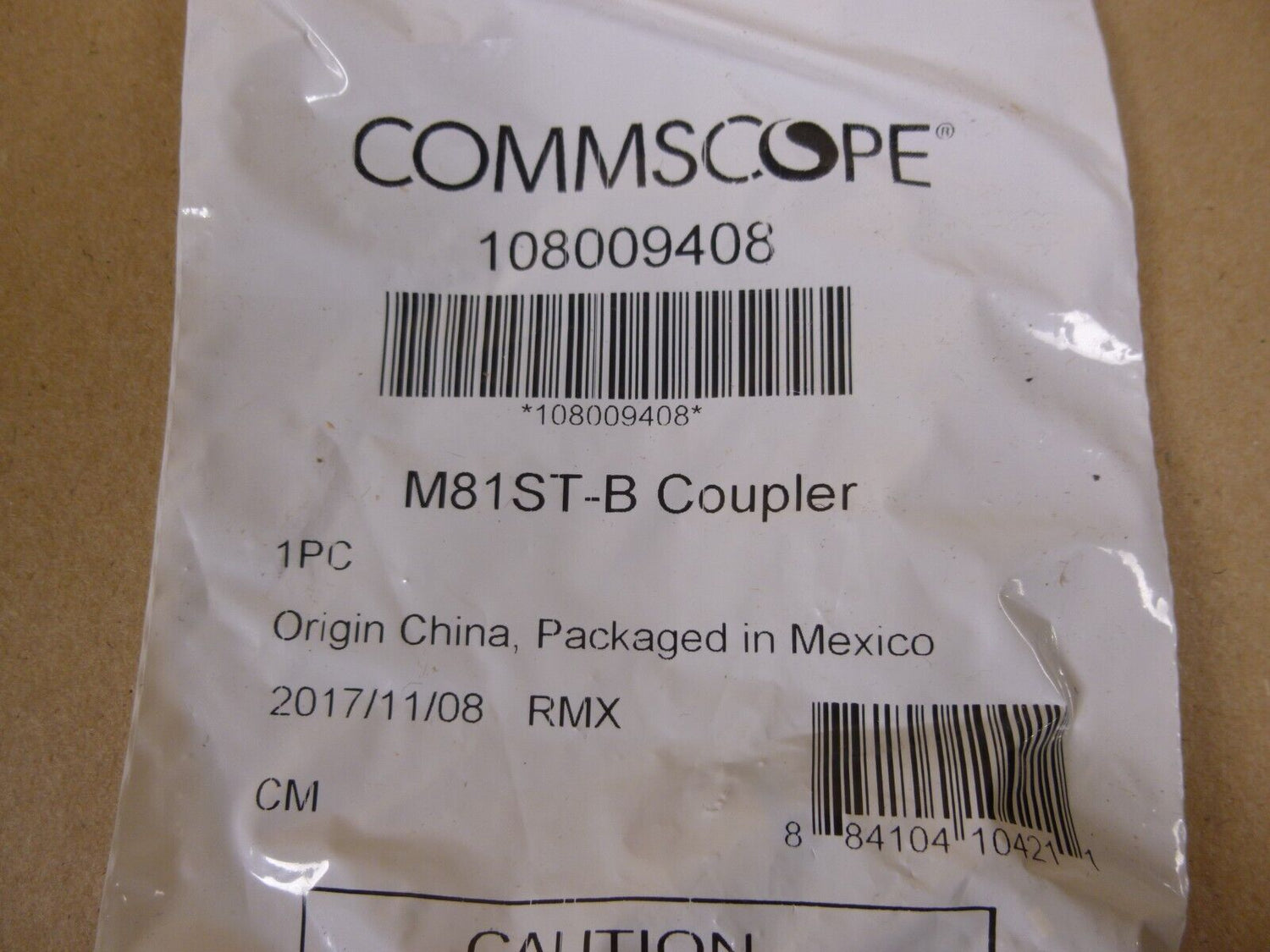(47x) Commscope 108009408 M81ST-B Coupler LazrSpeed Fiber Adapter ST | Electrical MRO Replacement Parts &amp; Components and Commercial Electrical Supplies Company