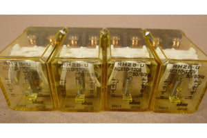 (4x) Idec Japan RH2B - U Relay 110/120VAC NEW - Royal Equipment Royal Equipment