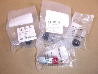 4x Straight Adapter Stainless Steel 24° Flareless Fitting 8F5BU-SS, MS51843-6SS | Industrial Replacement Nuts &amp; Bolts Distributor and Machinery Screws &amp; Fasteners Supply