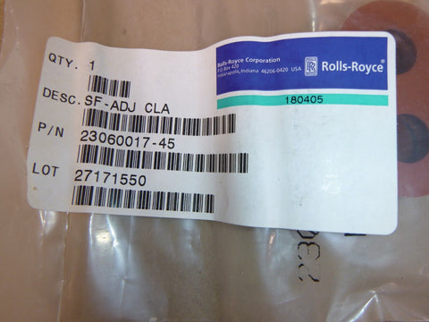 4x USGI ROLLS ROYCE Aircraft Cushion Loop Clamp 23060017 - 45, 5340 - 01 - 507 - 6883 - Royal Equipment ROLLS ROYCE