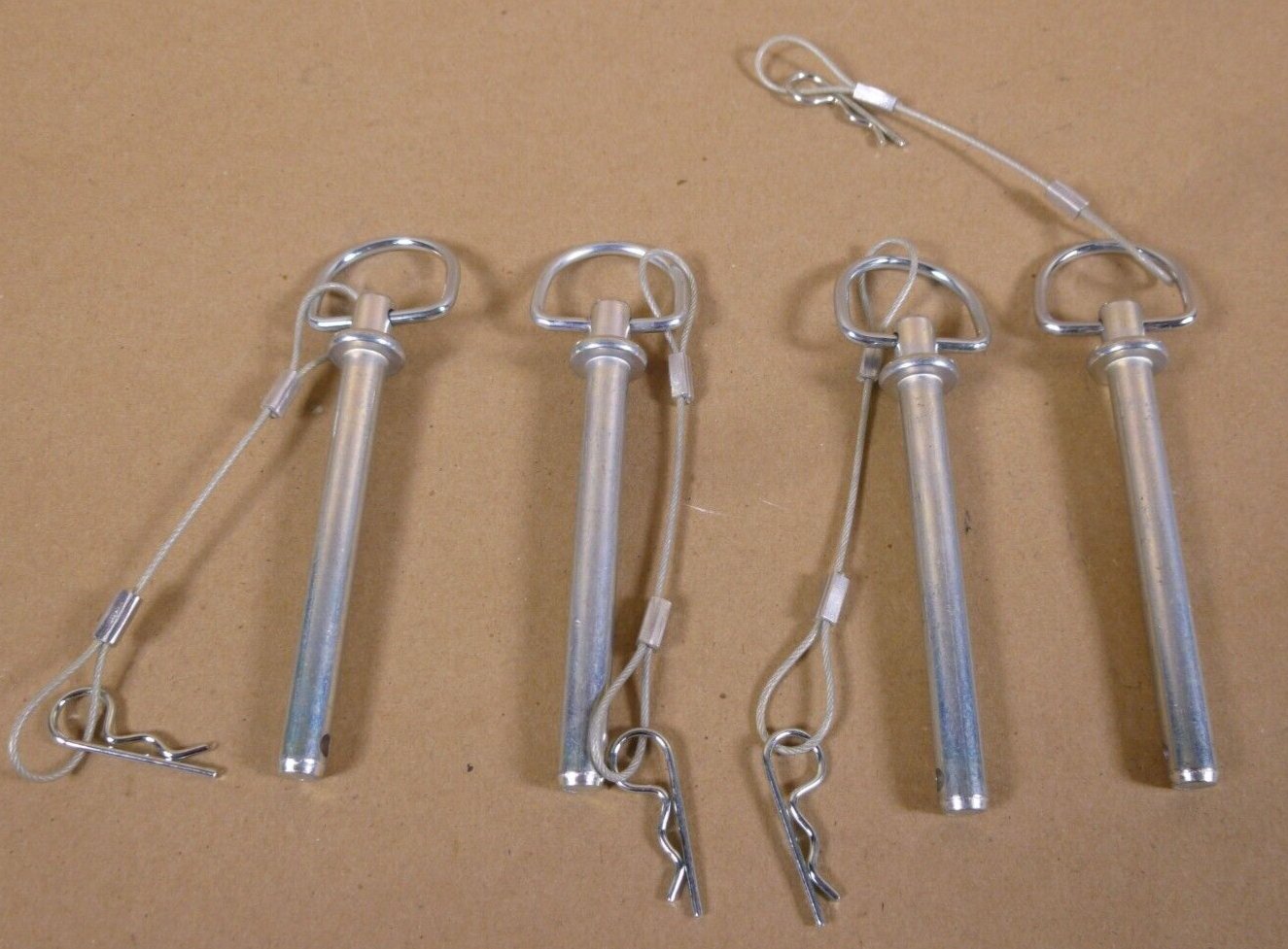 4x USGI TRACTOR TRAILER 3/8" X 3-1/4" HITCH PIN CLIP COTTER TOW LOCK HAIRPIN | Industrial Replacement Nuts &amp; Bolts Distributor and Machinery Screws &amp; Fasteners Supply