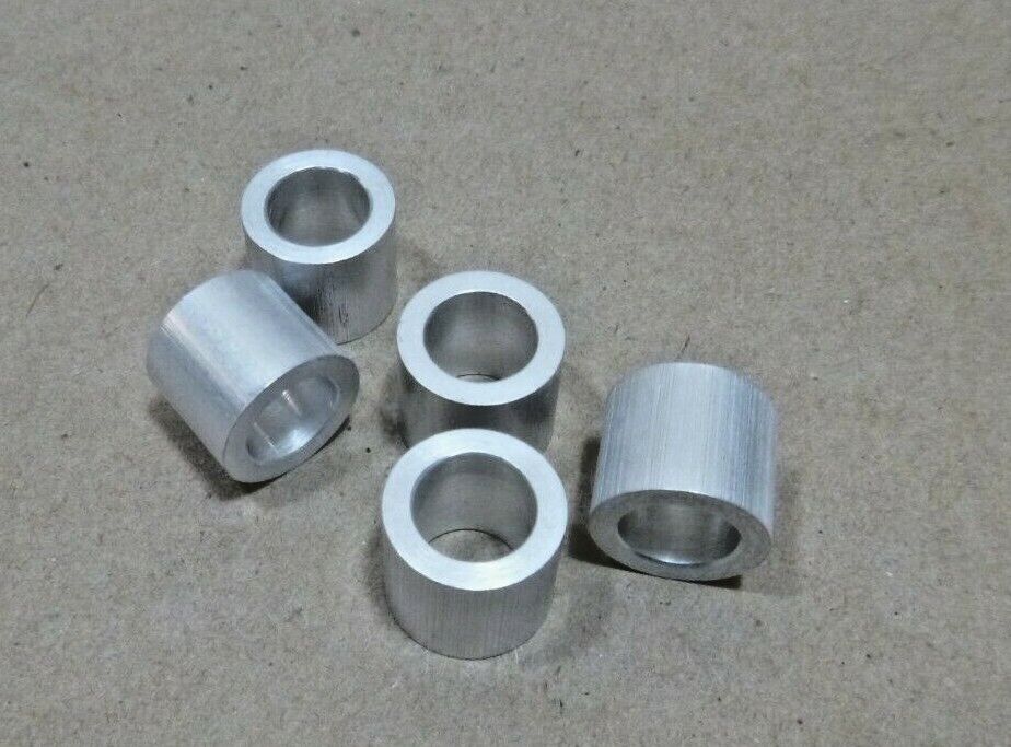 5/16" ID X 1/2" OD X 7/16" TALL ALUMINUM SPACER - BUSHING - STANDOFF (5 Pk) - Royal Equipment GENERIC