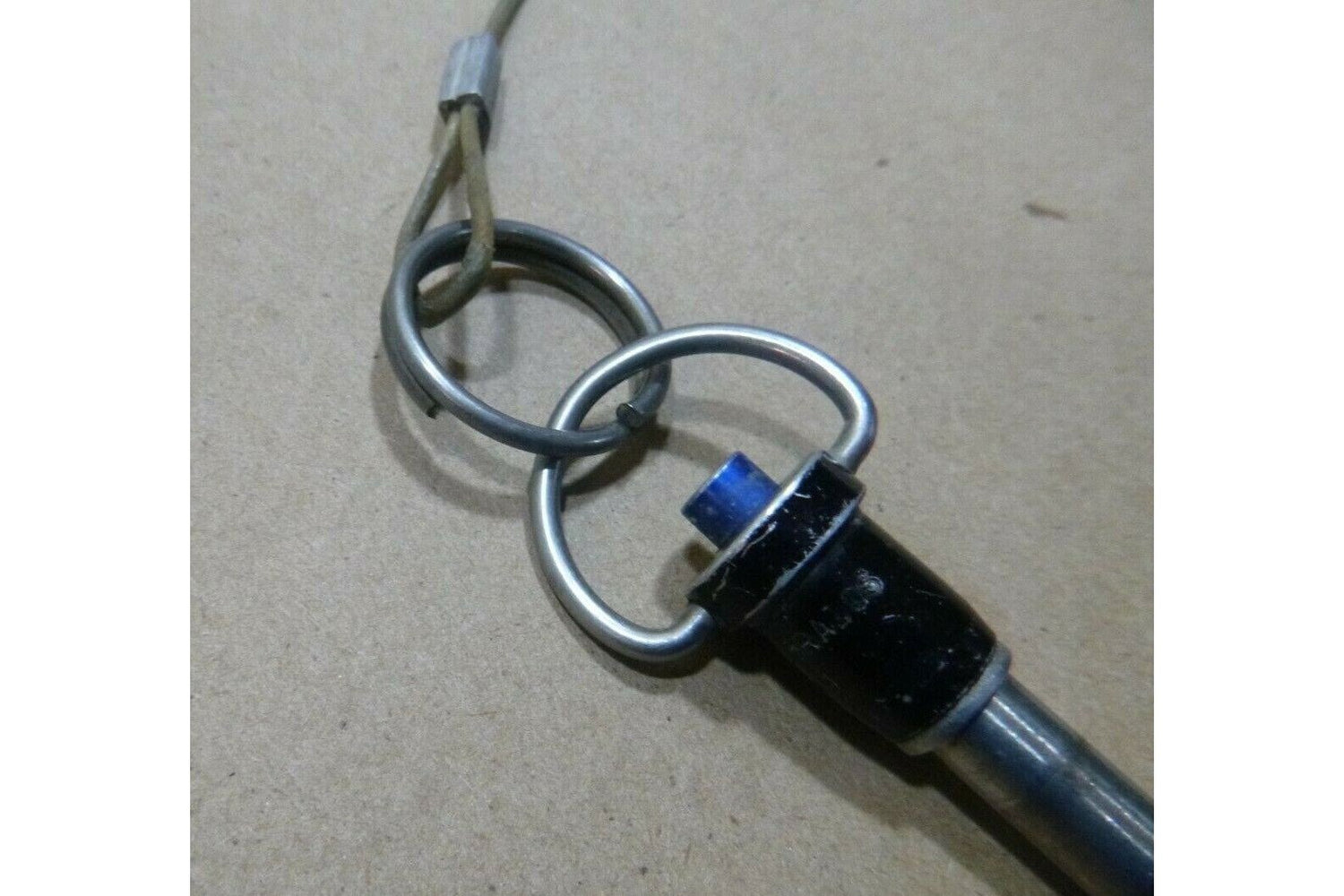 5/16" X 1" GRIP 17-4 STAINLESS STEEL BALL LOCK QUICK RELEASE PIN W/ LANYARD | Industrial Replacement Nuts &amp; Bolts Distributor and Machinery Screws &amp; Fasteners Supply