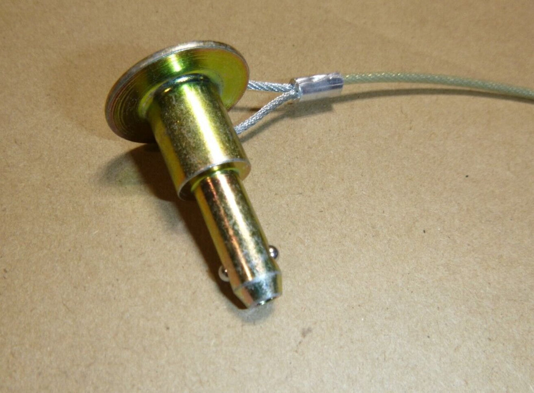 5/16" X 1/2" GRIP LENGTH - BALL LOCK QUICK RELEASE PIN (B HDL) W/ 8" LANYARD | Industrial Replacement Nuts &amp; Bolts Distributor and Machinery Screws &amp; Fasteners Supply