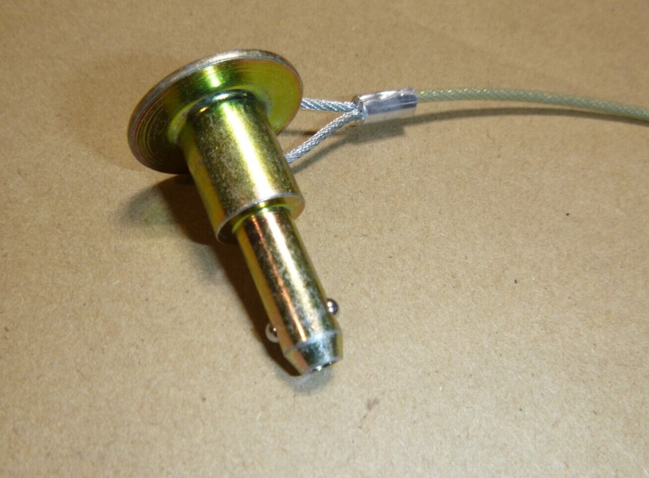 5/16" X 1/2" GRIP LENGTH - BALL LOCK QUICK RELEASE PIN (B HDL) W/ 8" LANYARD | Industrial Replacement Nuts &amp; Bolts Distributor and Machinery Screws &amp; Fasteners Supply