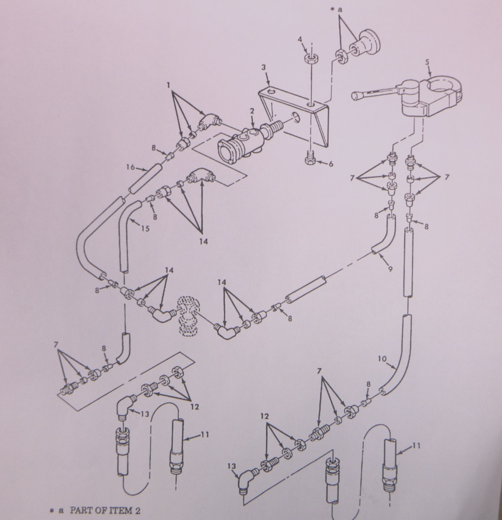 M813 M939 Dash Mount Valve Trailer Air Brake Control 11669066, 4810-01-107-9694