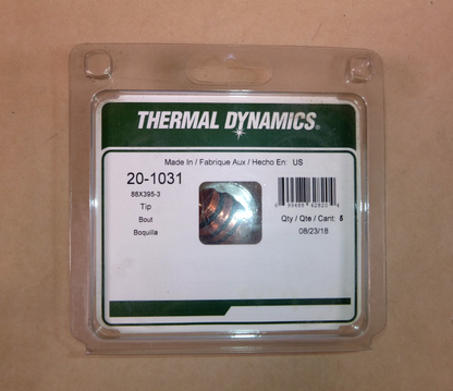 20-1031 Thermal Dynamics Plasma Cutter Tip For Maximizer 300 (5 Pack) | Industrial MRO Replacement Parts, Manufacturing Machine Parts &amp; Components, Heavy Equipment Parts Supplier