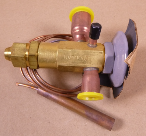 Sporlan SJE-5-CP60 Type S Theromstatic Refrigeration Expansion Valve 5/8" X 7/8" | Industrial MRO Replacement Parts, Manufacturing Machine Parts & Components, Heavy Equipment Parts Supplier