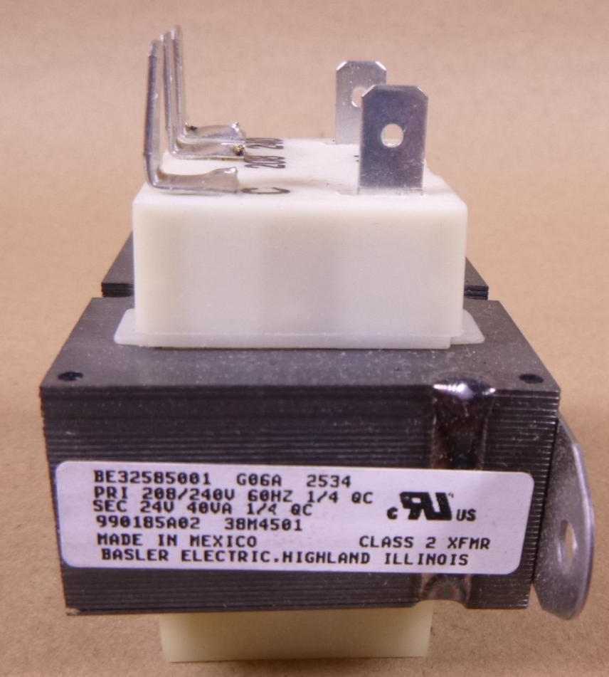 Basler BE32585001 Fits Lennox 38M45 , 208/240V 60HZ , 24V 40VA Transformer | Electrical MRO Replacement Parts & Components and Commercial Electrical Supplies Company