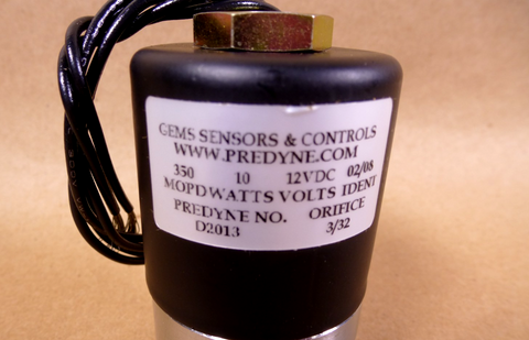 D2013 Gems Sensors D Series High Flow Solenoid Valve 2-Way NC 350Psig 10W 12Vdc | Industrial MRO Replacement Parts, Manufacturing Machine Parts & Components, Heavy Equipment Parts Supplier
