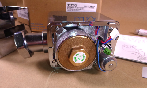 TET1LA32#CP Toto Toilet Flush Valve, EcoPower, 1.28 gpf Flush Rate, 35-125 Psi | Industrial MRO Replacement Parts, Manufacturing Machine Parts & Components, Heavy Equipment Parts Supplier