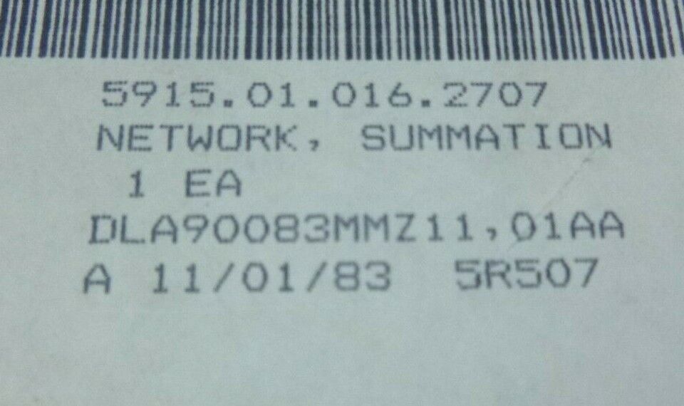 CIRKITBLOCK POWERCUBE SS120VAC001 SUMMATION NETWORK NAVAL , 5915-01-016-2707 | Electrical MRO Replacement Parts &amp; Components and Commercial Electrical Supplies Company
