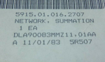 CIRKITBLOCK POWERCUBE SS120VAC001 SUMMATION NETWORK NAVAL , 5915-01-016-2707 | Electrical MRO Replacement Parts &amp; Components and Commercial Electrical Supplies Company