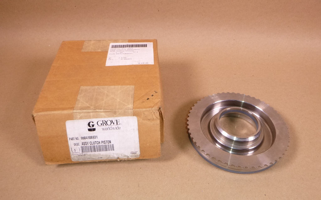 Genuine OEM Grove Crane Clutch Piston Assembly 9904108931 | Industrial Tractor Parts Supplier and Surplus Tractor Parts & Accessories