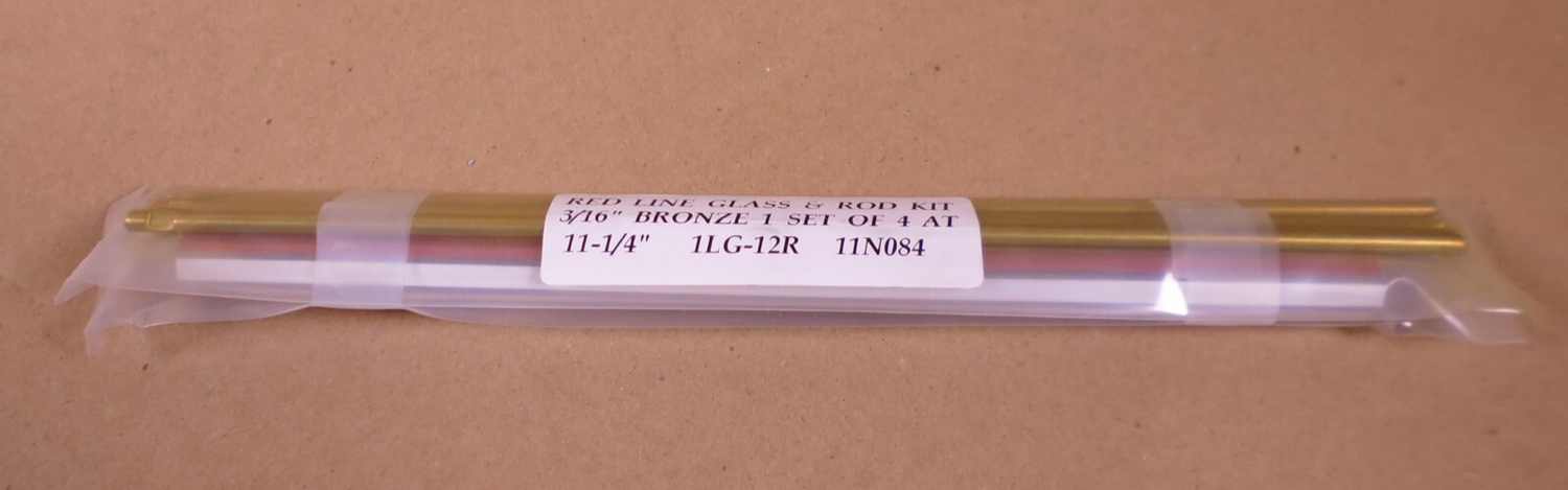 PENBERTHY Red Line Glass Rod Kit 3/16" Gauge Glass Dia x 11-1/4" (Set of 4) | Industrial MRO Replacement Parts, Manufacturing Machine Parts &amp; Components, Heavy Equipment Parts Supplier