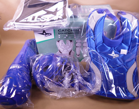 ALLSTAR Player Series CKW14.5PS Fastpitch Catchers Kit Royal Blue , + Bag | Industrial MRO Tools and Replacement Industrial Equipment Components