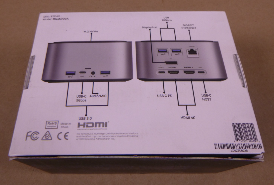 Juiced StashDOCK - USB-C Triple Display NVMe Docking Station HDMI USB 3.0 | Electrical MRO Replacement Parts &amp; Components and Commercial Electrical Supplies Company