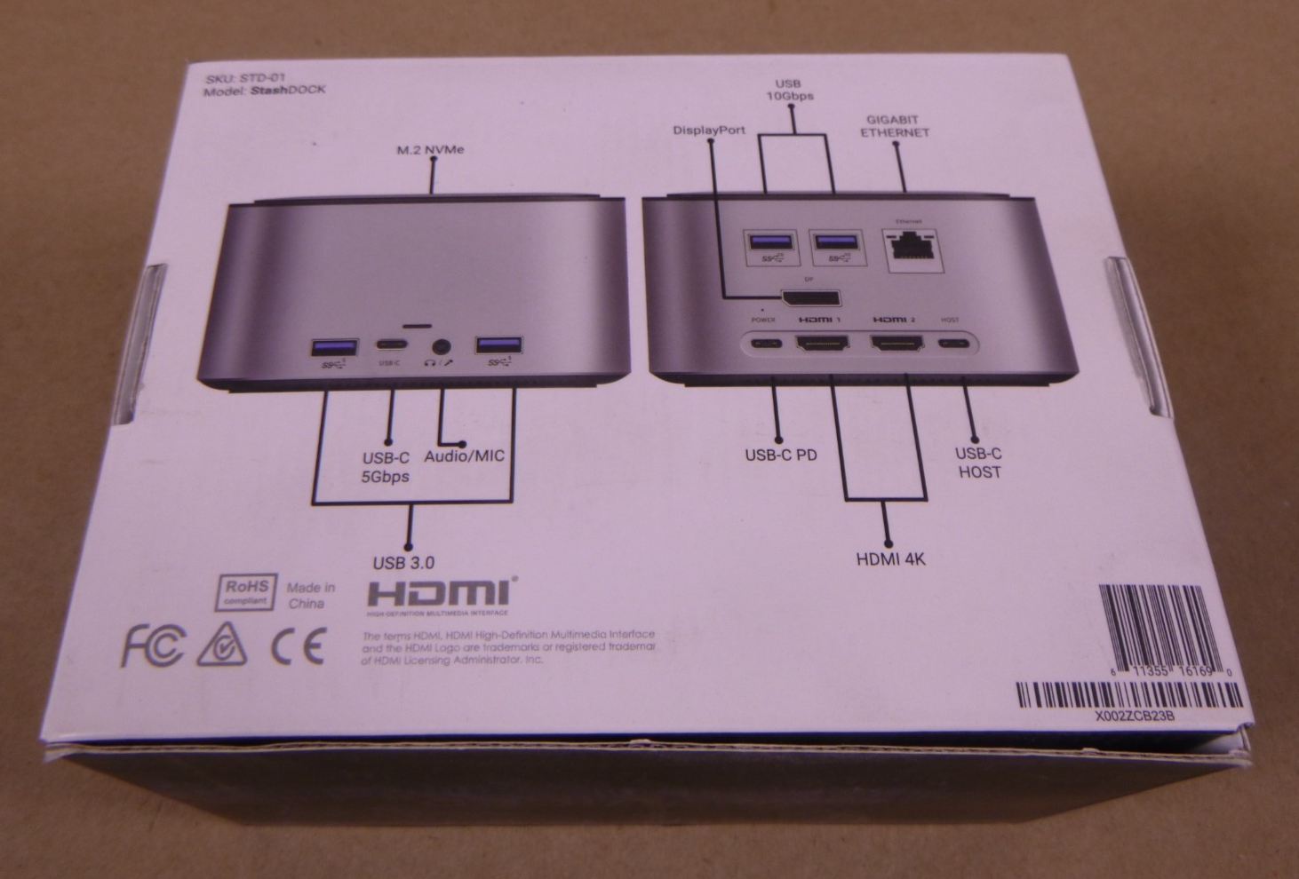 Juiced StashDOCK - USB-C Triple Display NVMe Docking Station HDMI USB 3.0 | Electrical MRO Replacement Parts &amp; Components and Commercial Electrical Supplies Company