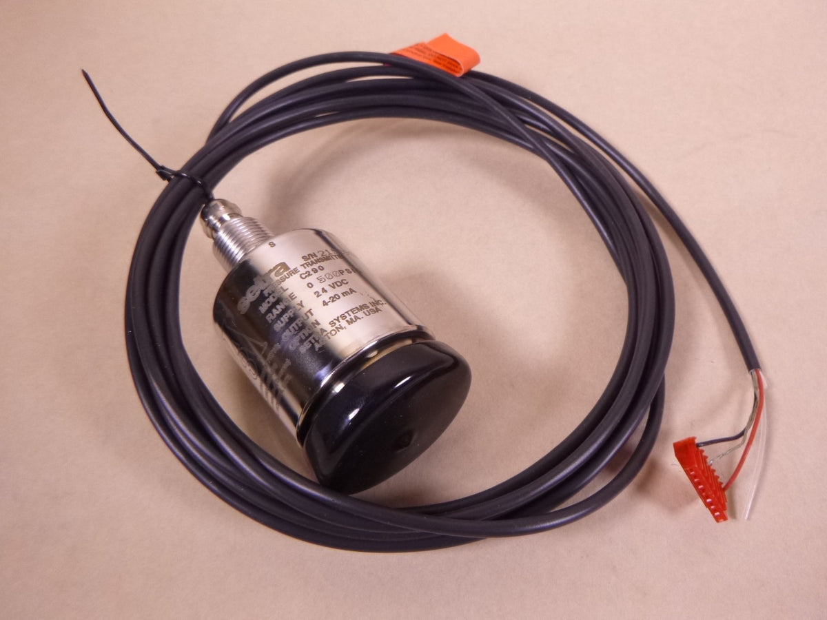 Setra C290 Pressure Transmitter , 290115-12, 0-500 PSIG, 24VDC, 4-20mA | Electrical MRO Replacement Parts &amp; Components and Commercial Electrical Supplies Company