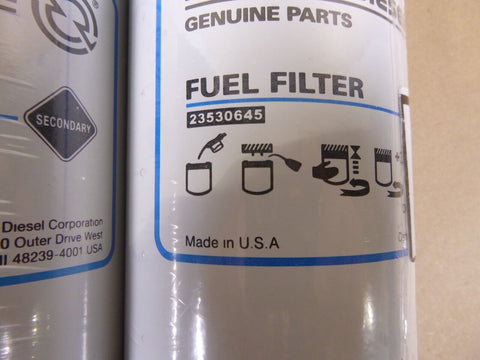 (Lot of 2) Detroit Diesel Fuel Filter 23530645 Made in USA