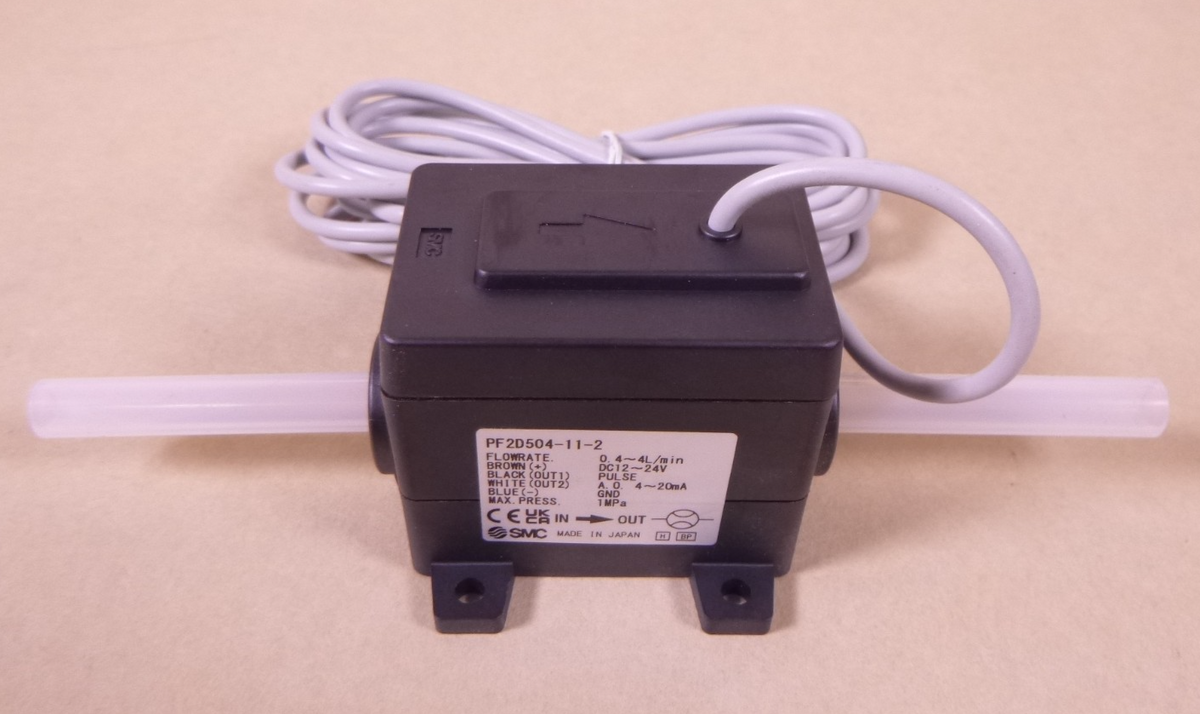 SMC PF2D504-11-2 Digital Flow Switch , 12-24VDC, 0.4 to 4 l/min, 4-20mA | Electrical MRO Replacement Parts &amp; Components and Commercial Electrical Supplies Company