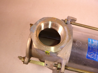 Perko 2" FNPT Intake Strainer Bronze With Strainer Made in the USA 8 x 8 x 19"