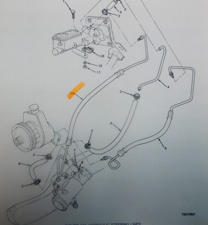 USGI CUCV M1008 Power Steering Hydraulic Hose Line GM 7838942, 4720-01-148-2761 | Replacement Truck Parts, Trailer Accessories, Automobile Supplies, Car Parts & Accessories