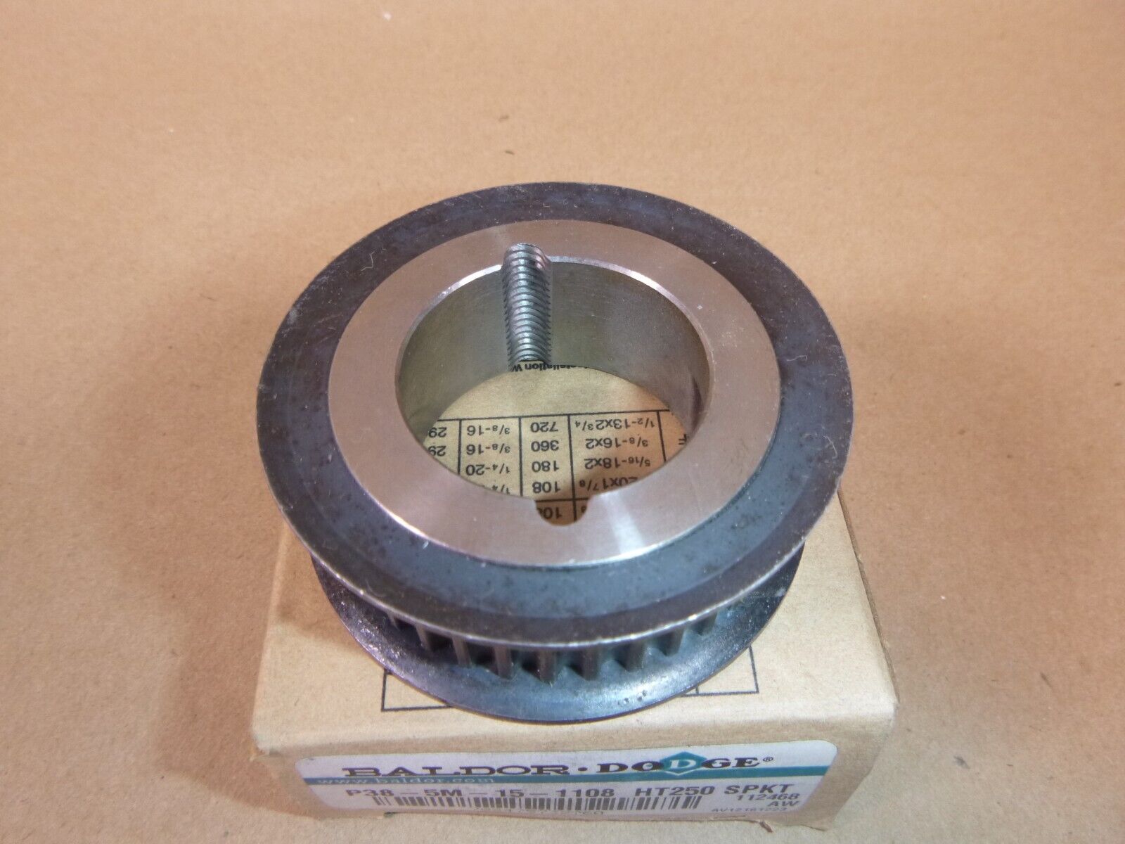 Dodge P38-5M-15-1108 HT250 High Torque Drive Sprocket (Requires 1108 Bushing) | Industrial MRO Replacement Parts, Manufacturing Machine Parts &amp; Components, Heavy Equipment Parts Supplier
