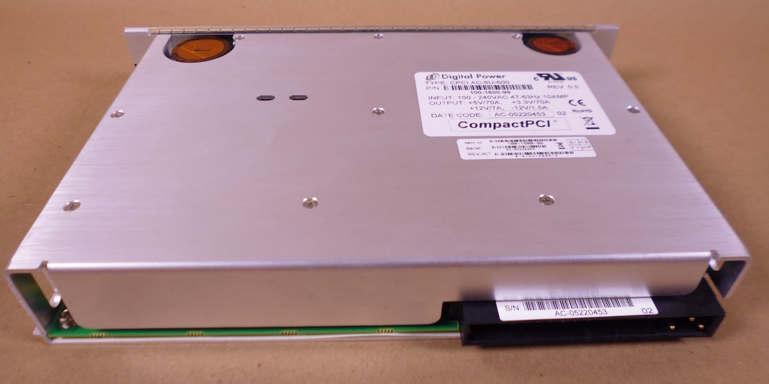 Digital Power CPCI AC-6U-600 600Watt Compact Power Supply , 100-240VAC | Electrical MRO Replacement Parts &amp; Components and Commercial Electrical Supplies Company