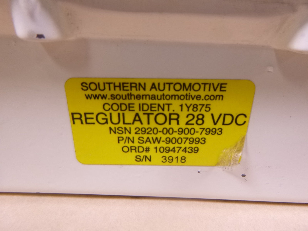 SAW-9007993 10947439 Engine Voltage Regulator 28V 100A , 2920-00-900-7993