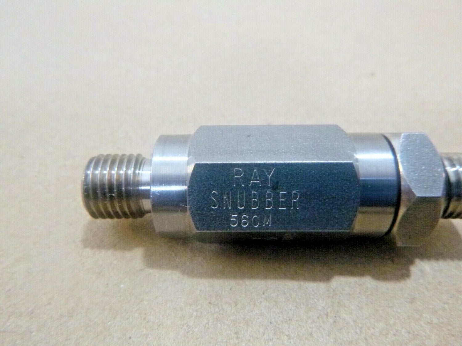 MIL-SPEC 6000 Psi PRESSURE SNUBBER 1/8" NPT MALE RAY SNUBBER 560M | Industrial Replacement Nuts &amp; Bolts Distributor and Machinery Screws &amp; Fasteners Supply