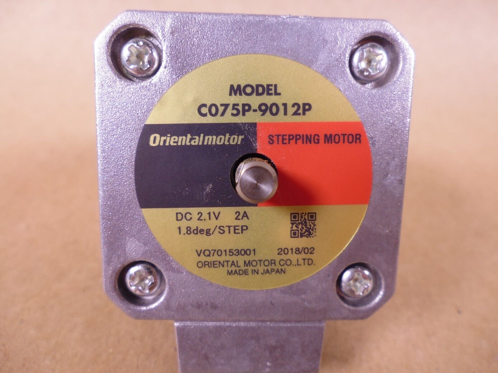 Oriental Motor C075P-9012P Stepping Motor 2.1VDC 2A 1.8deg/Step | Industrial Electric Motors, Pumps &amp; Parts