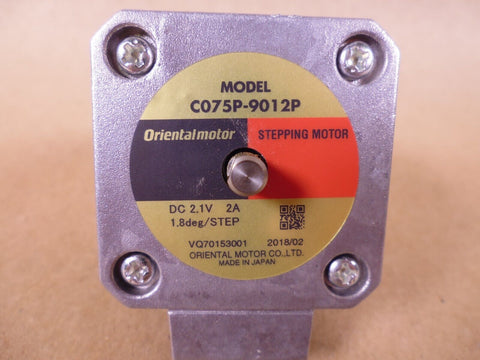 Oriental Motor C075P-9012P Stepping Motor 2.1VDC 2A 1.8deg/Step