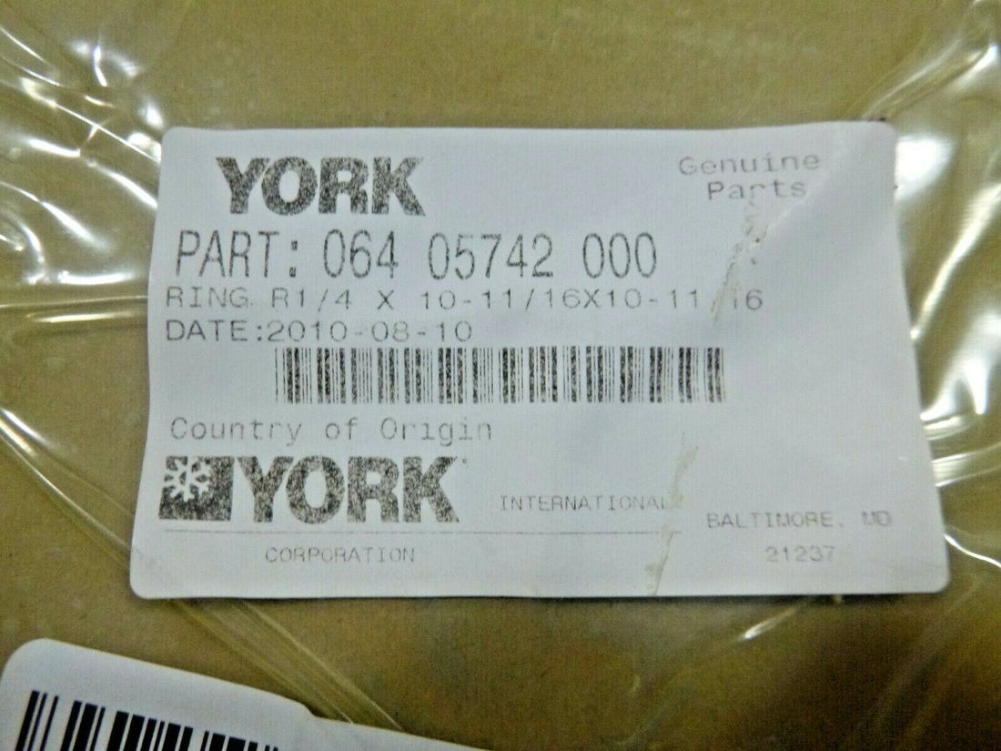 Genuine York Compressor Model YTJ-76 &amp; YDTJ-76 Oil Seal Retainer Ring 064-05742 | Industrial MRO Replacement Parts, Manufacturing Machine Parts &amp; Components, Heavy Equipment Parts Supplier