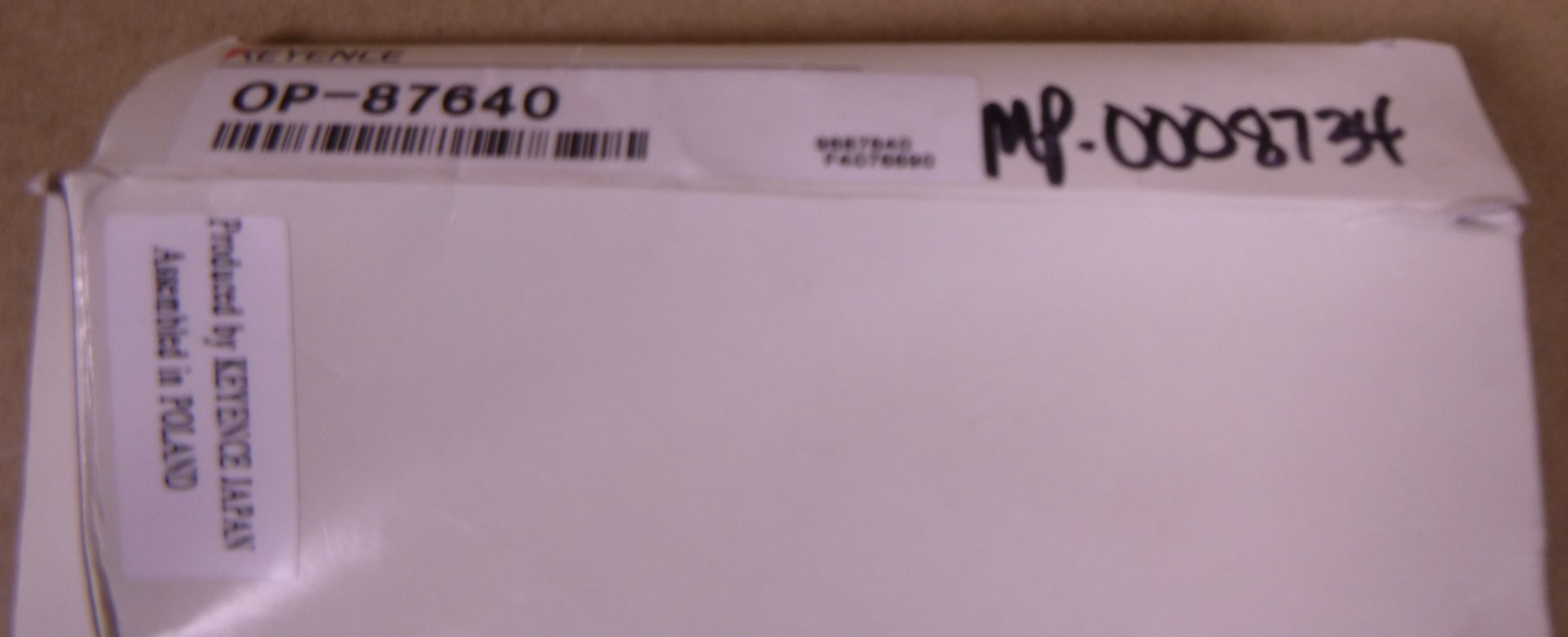 Keyence OP-87640 Sensor Connector Cable , M12 , 2M , OP87640 | Electrical MRO Replacement Parts &amp; Components and Commercial Electrical Supplies Company