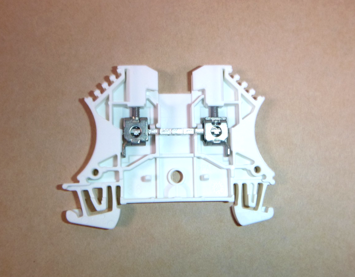 1492-J3-W Allen-Bradley 2-1/2 mm Standard Terminal Block - White - Box of 100