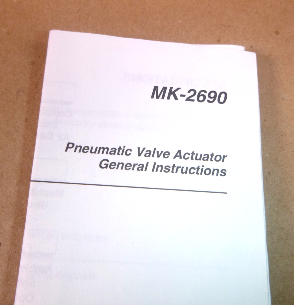 TAC Barber Colman Invensys MK-2690-0-0-2 Pneumatic Valve Actuator MK2690 | Industrial MRO Replacement Parts, Manufacturing Machine Parts & Components, Heavy Equipment Parts Supplier