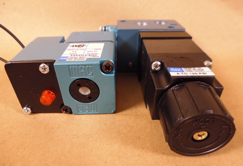 MAC 252B-616AA Pneumatic Solenoid Valve 3 Way 24VDC 8.5W 120PSI 252B-616AAAA | Electrical MRO Replacement Parts & Components and Commercial Electrical Supplies Company