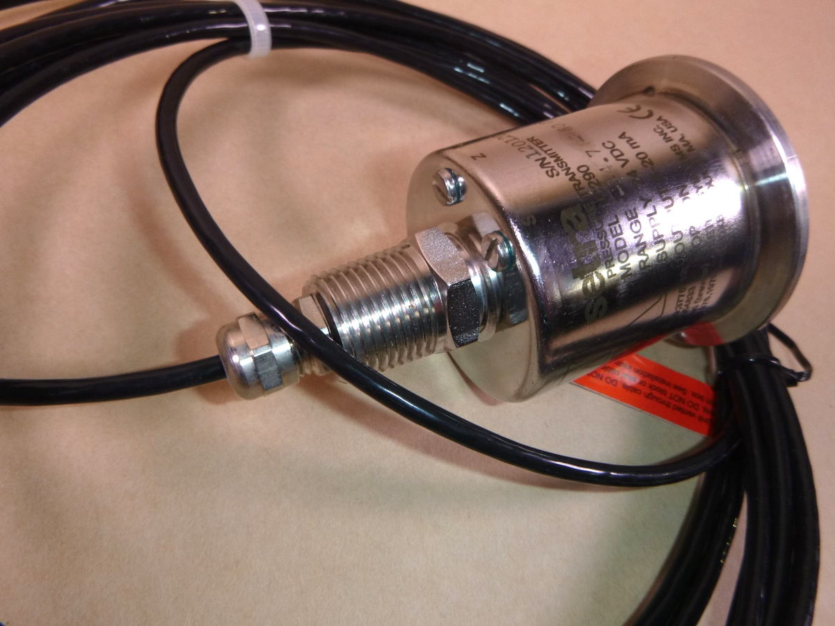 Serta 290 2" Sanitary Pressure Transducer, 24 VDC, Output 4-20mA, 14.7 - 60 Psig