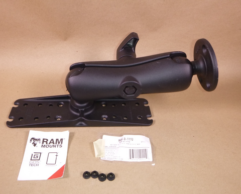 RAM-D-111U Medium Arm Electronic Mount 2.25" Ball W/ Rectangle & Round Plates | Industrial MRO Replacement Parts, Manufacturing Machine Parts & Components, Heavy Equipment Parts Supplier