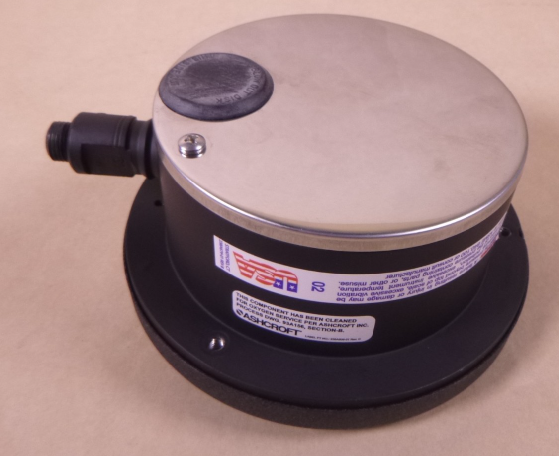 ASHCROFT Test Pressure Gauge GA-417, .1 psi subd , 0 to 30 psi, 45-1082PS